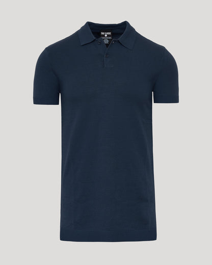 Navy Tall Dressy Polo