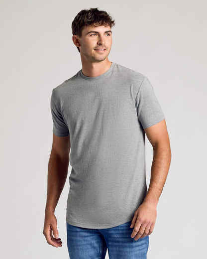Short Sleeve Tall Curved Hem Crew 6-Pack