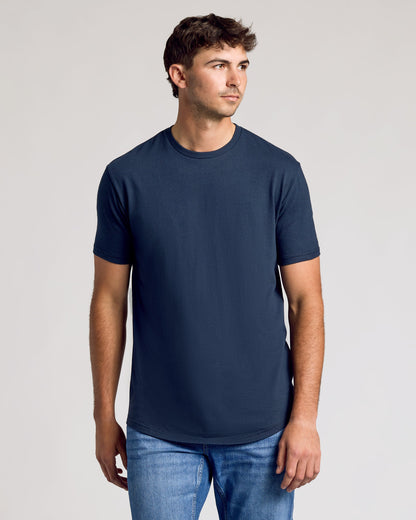 Short Sleeve Tall Curved Hem Crew 6-Pack