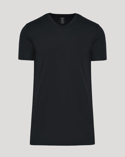 Black Tall Premium Pima V-Neck