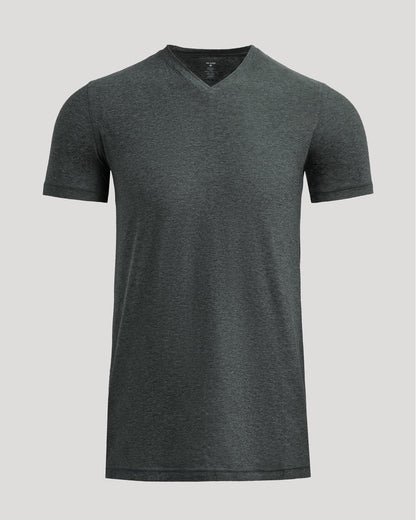 Charcoal Heather Gray Tall Active V-Neck
