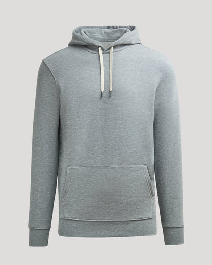 Medium Heather Gray Tall Fleece French Terry Pullover Hoodie