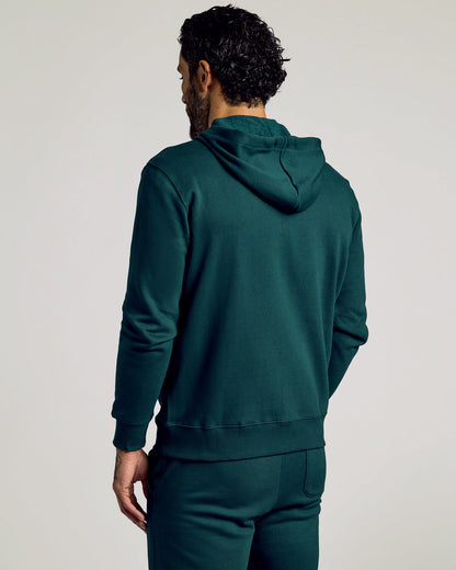 Emerald Fleece French Terry Zip Hoodie