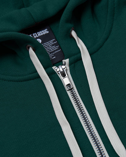 Emerald Fleece French Terry Zip Hoodie