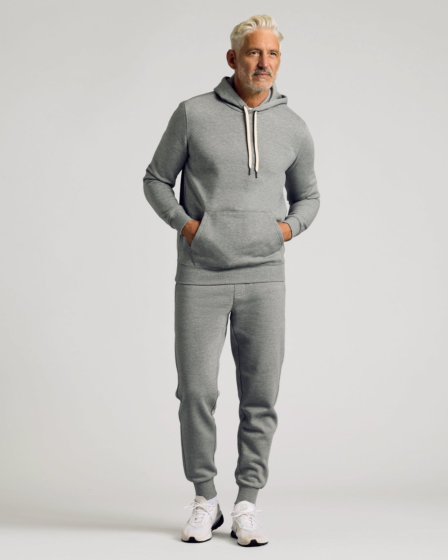 Dark Heather Gray Pullover Fleece Hoodie & Jogger 2-Pack