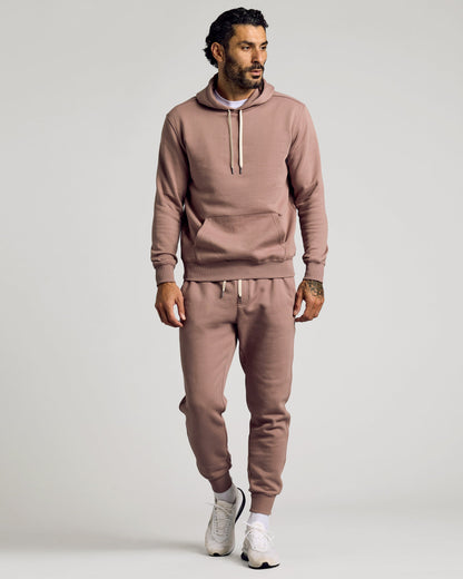 Slate Mauve Pullover Fleece Hoodie & Jogger 2-Pack