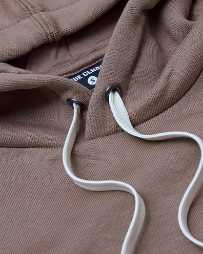Slate Mauve Fleece French Terry Pullover Hoodie