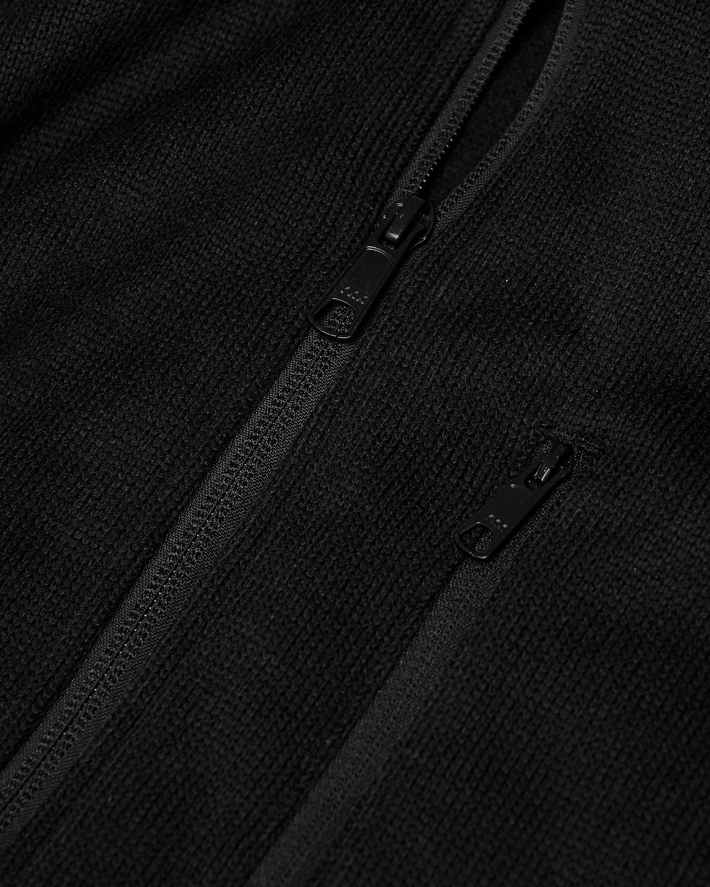 Black Sweater Fleece Jacket