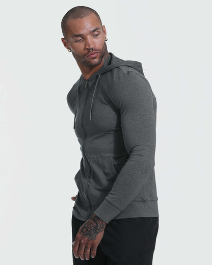 Heathered Active Zip Hoodie 2-Pack