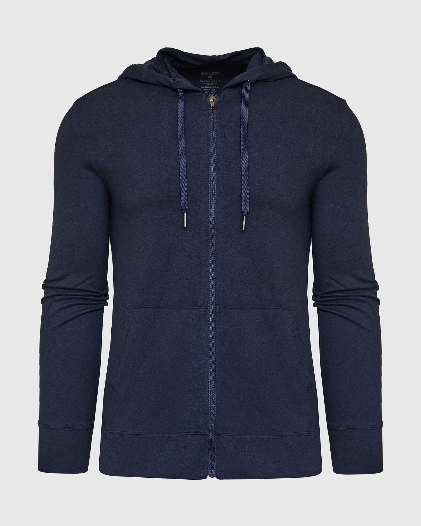 Dark Heather Navy Active Comfort Full Zip Hoodie