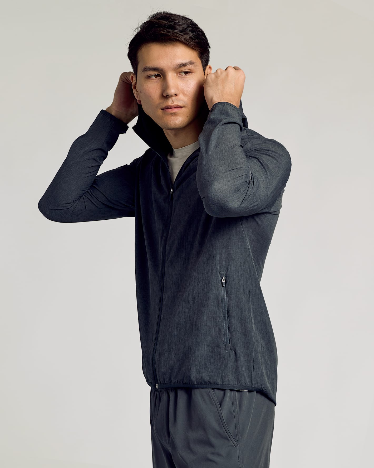 Charcoal Heather Gray Active Shell Jacket