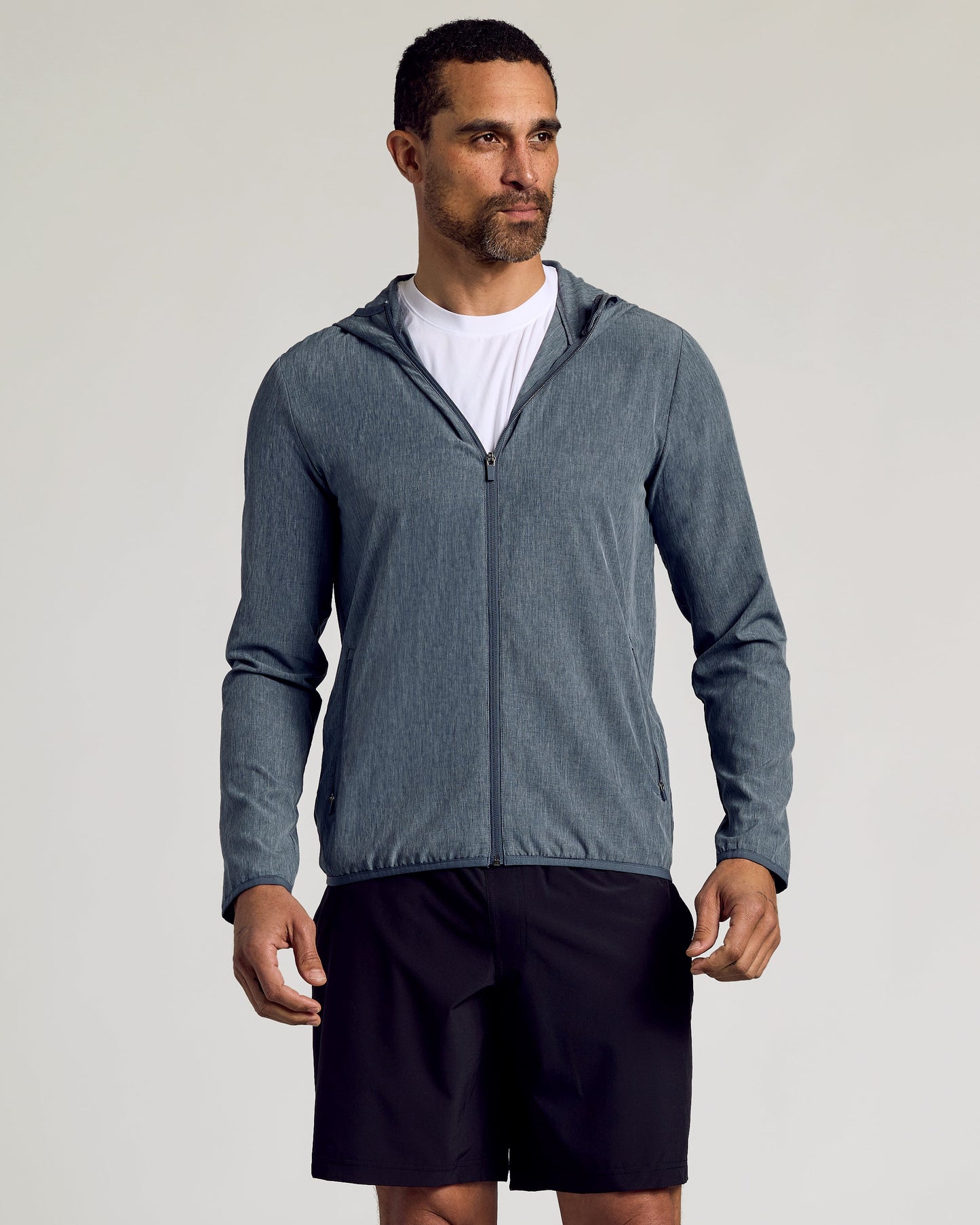 Heather Navy Active Shell Jacket