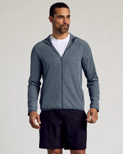 Heather Navy Active Shell Jacket