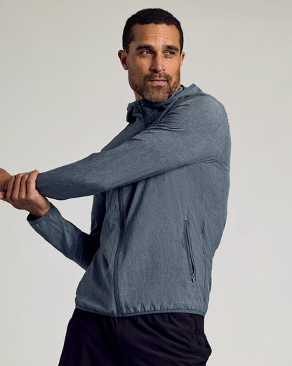 Heather Navy Active Shell Jacket