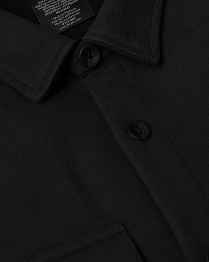 Black Fleece Shirt Jacket