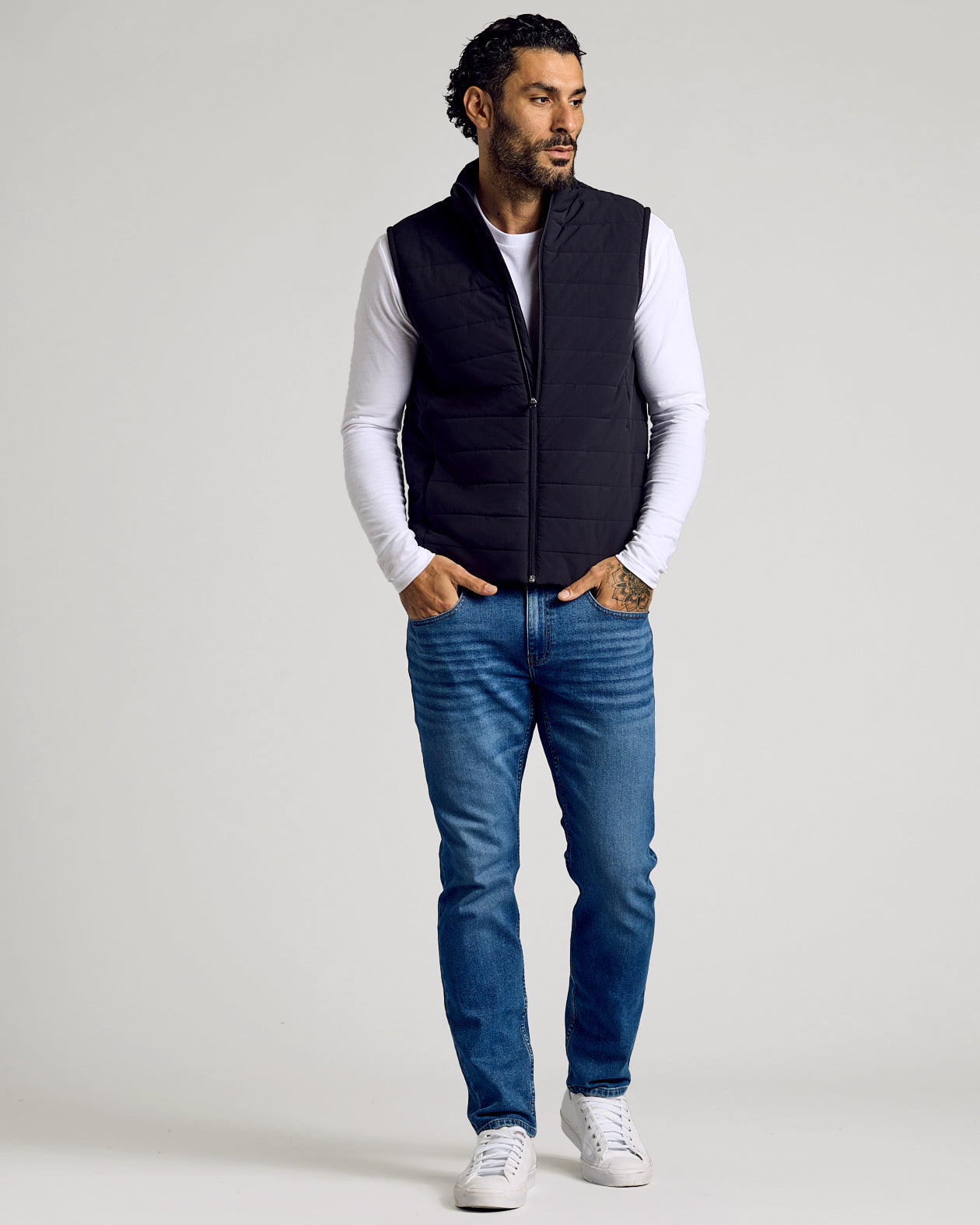Neutral Navy Puffer Vest 3-Pack