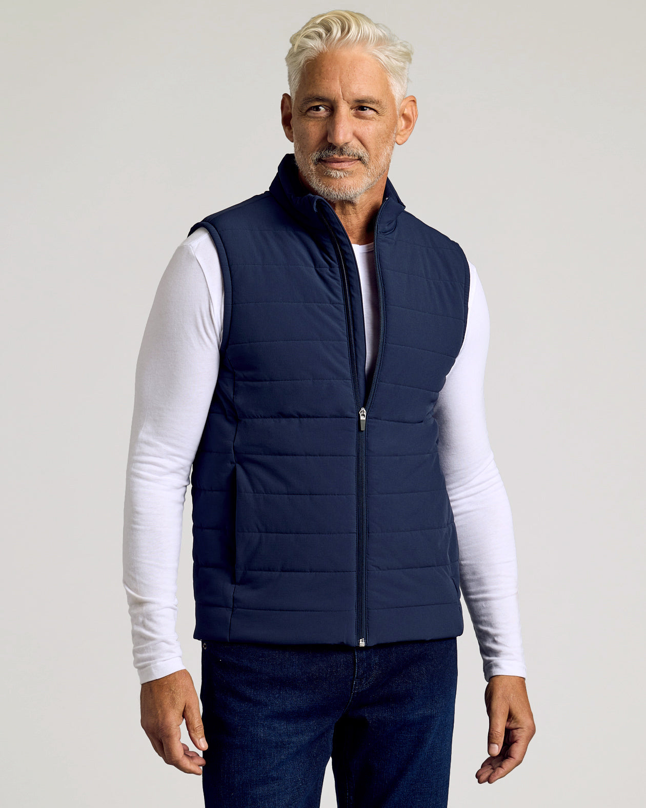 Navy Puffer Vest 2.0