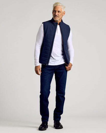 Navy Puffer Vest 2.0