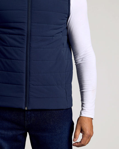 Navy Puffer Vest 2.0