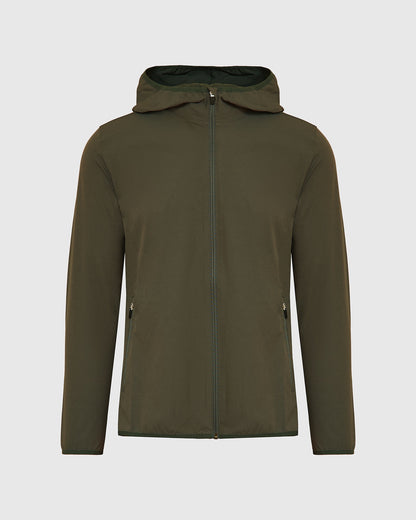 Olive Tech Windbreaker