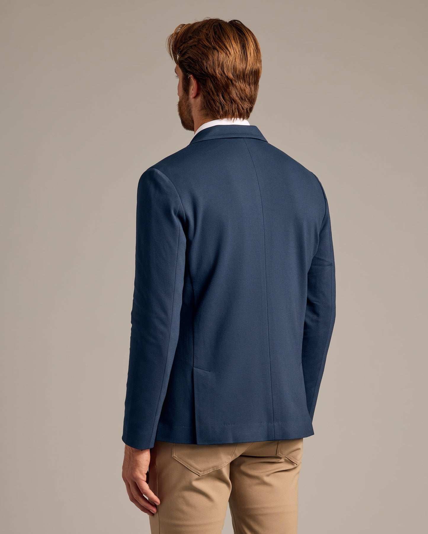 Navy Comfort Knit Blazer 2.0