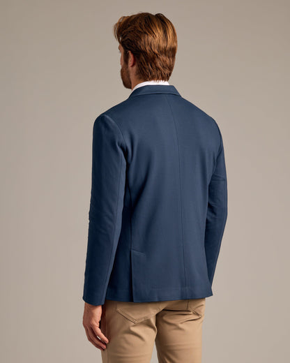 Navy Comfort Knit Blazer 2.0