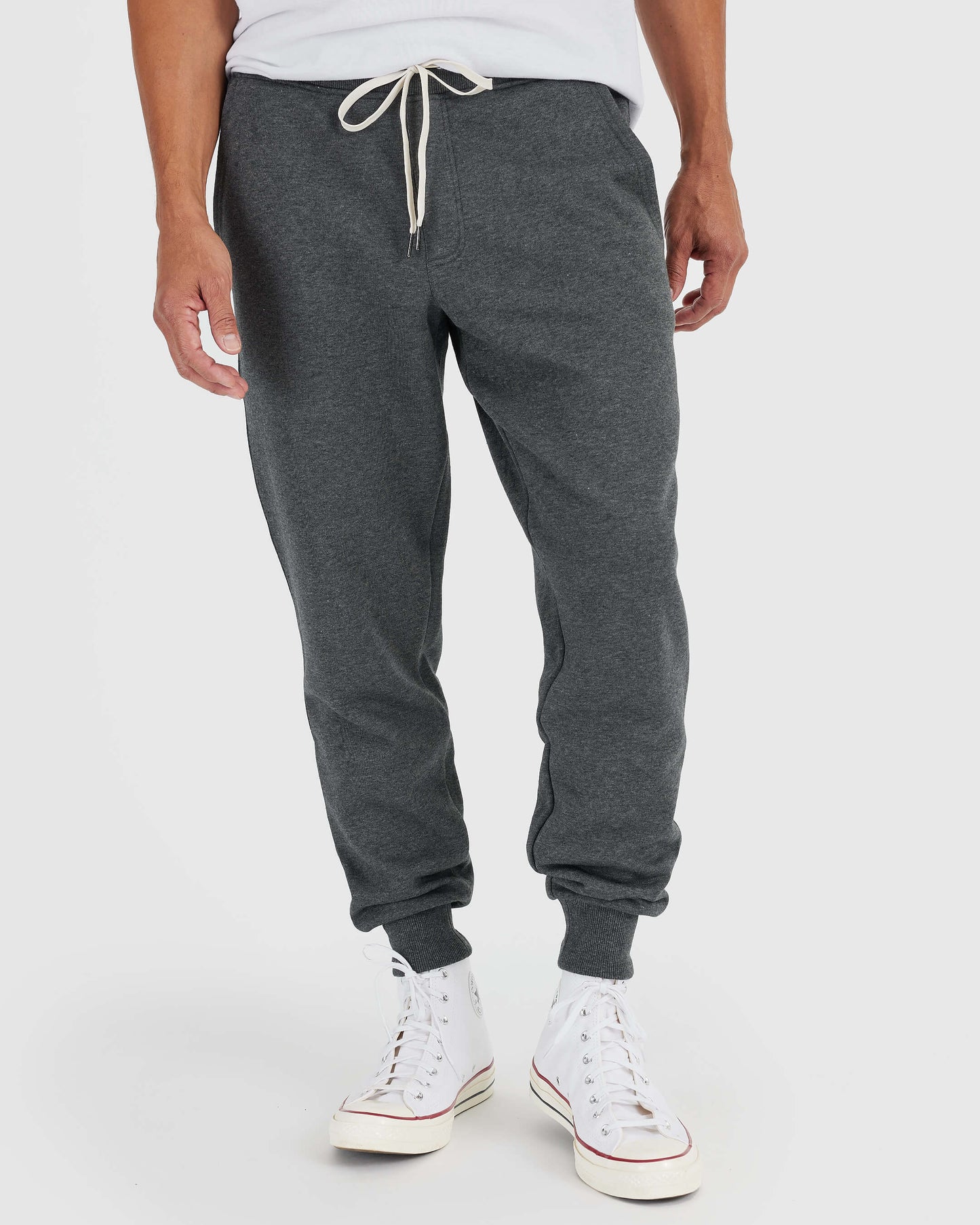 Gray Tones Fleece French Terry Joggers 3-Pack