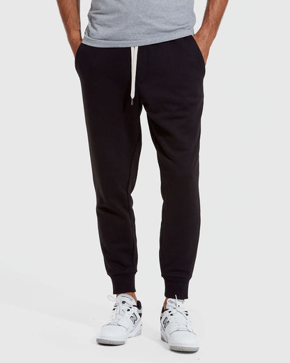 Black Full Zip Fleece Hoodie & Jogger 2-Pack