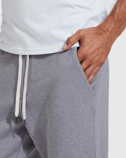 Heather Gray Fleece French Terry Joggers