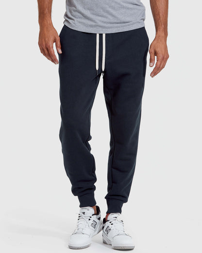 Navy Full Zip Fleece Hoodie & Jogger 2-Pack