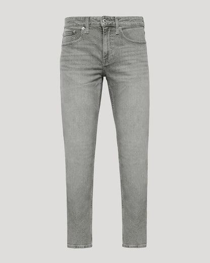 Medium Gray Wash Slim Authentic Denim Jeans
