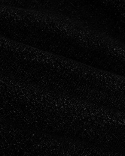 Black Wash Straight Authentic Denim Jeans