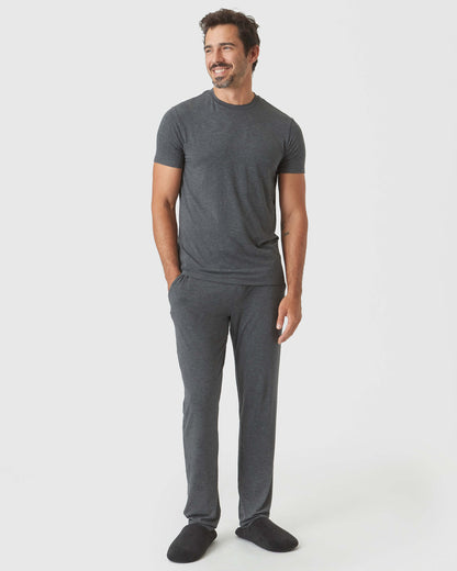 Charcoal Heather Gray Loungewear Pants