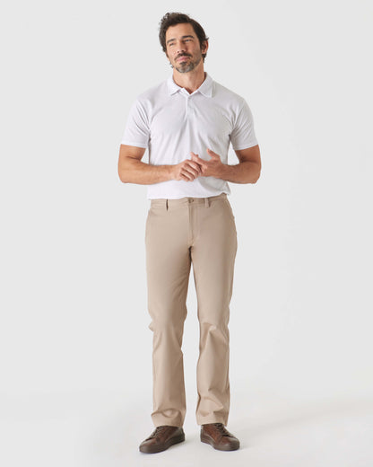 Khaki & Navy Straight Twill Chino 2-Pack