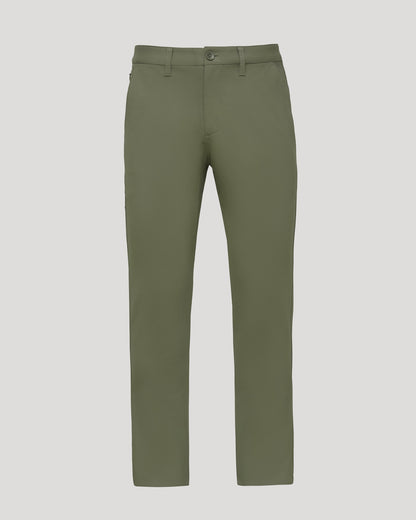 Military Green Straight Chino Pants 2.0