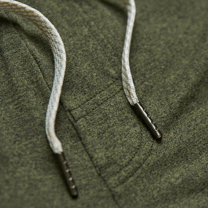 Dark Heather Military Green Active Comfort Shorts