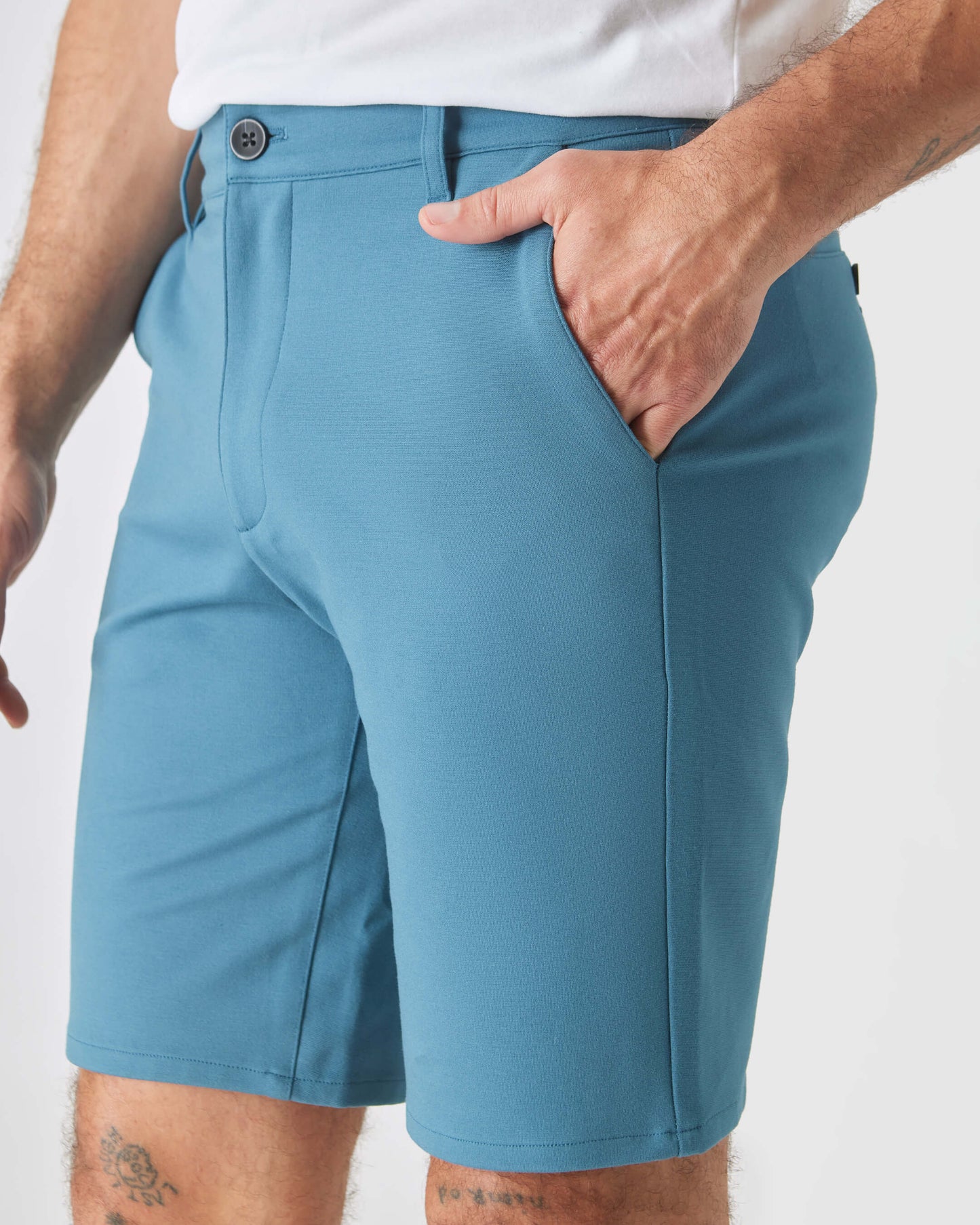 9" Sapphire Comfort Knit Chino Shorts