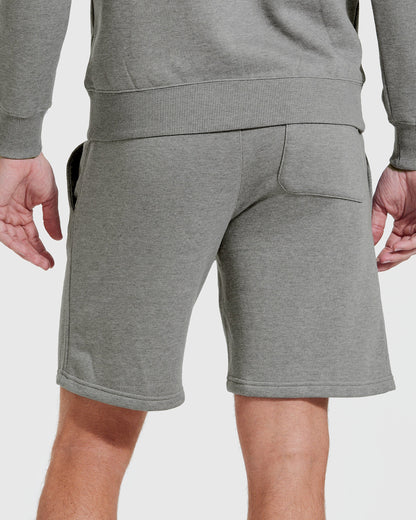 Medium Heather Gray Fleece French Terry Shorts