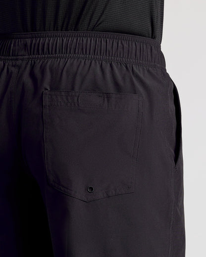 Black 9" Active Quick Dry Shorts