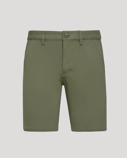 9" Military Green Chino Shorts 2.0