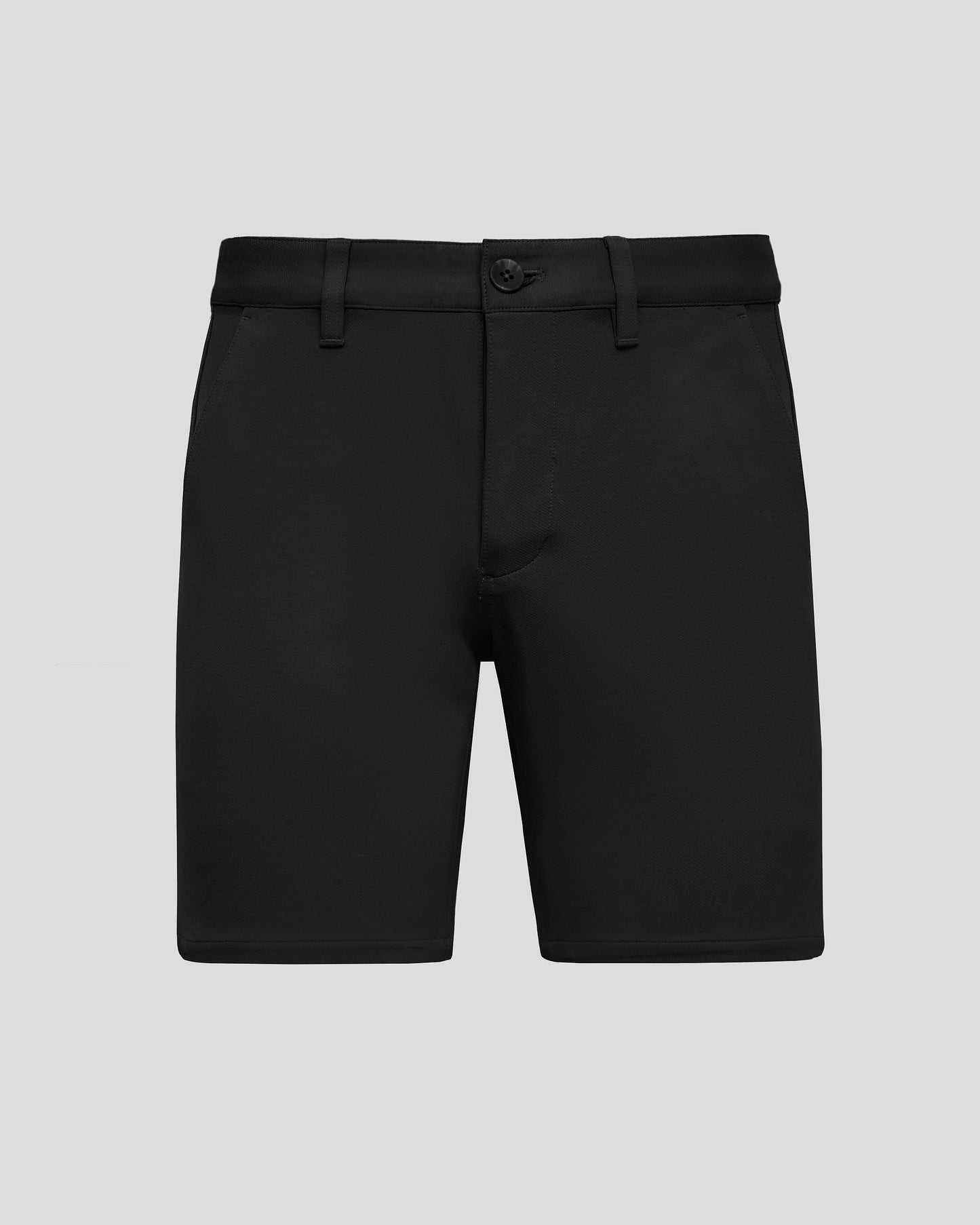 7" Black Chino Shorts 2.0