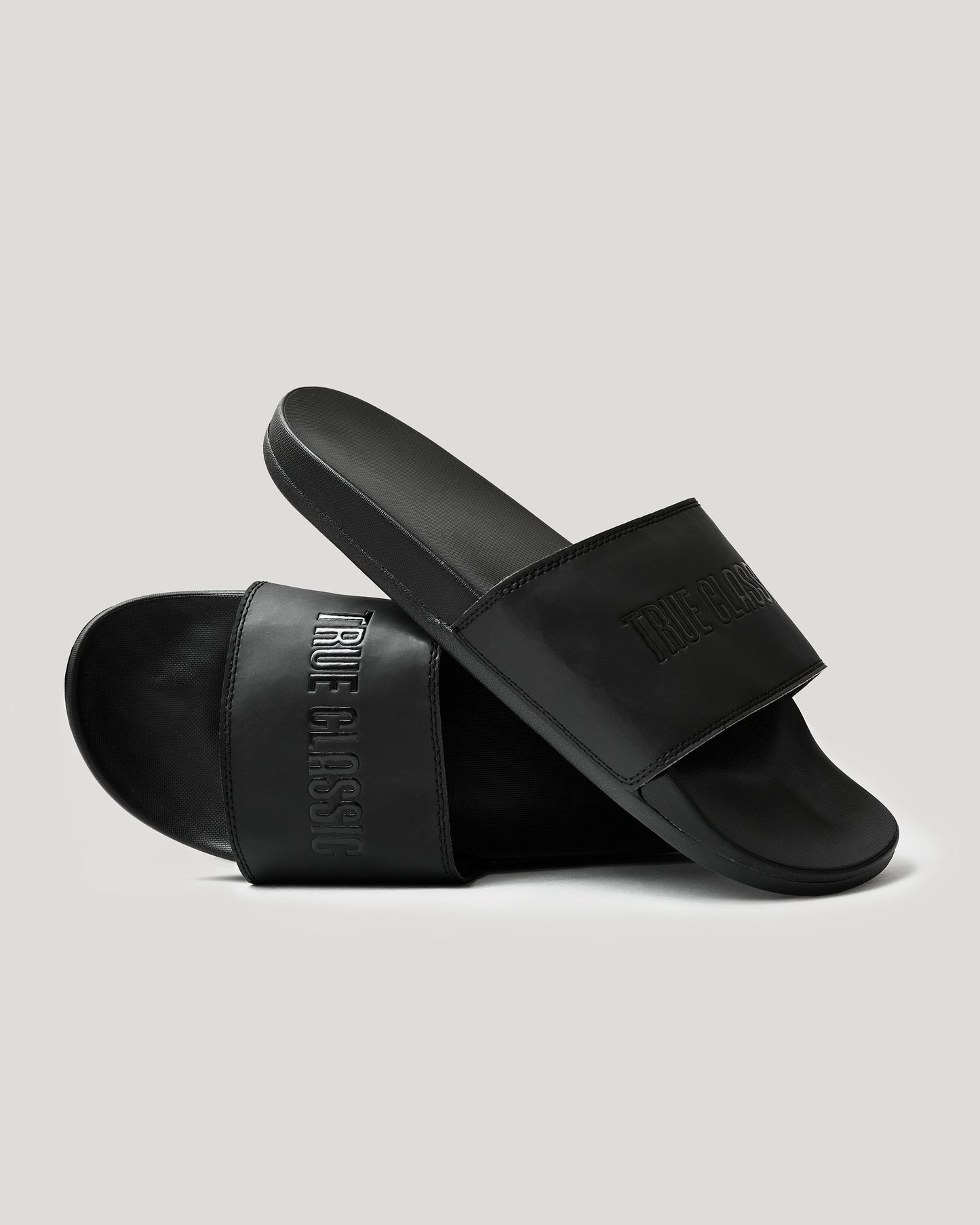 Black Comfort Slides