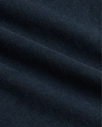 Boys' Navy Classic Long Sleeve Curved Hem Crew