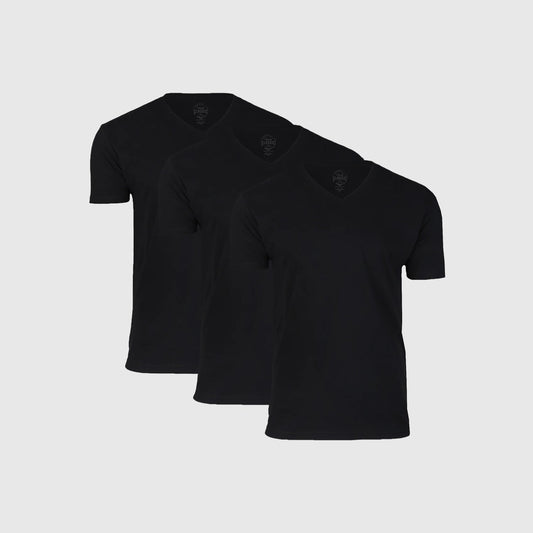 Black Classic V-Neck 3-Pack