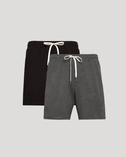 Neutral Tones Active Comfort Shorts 2-Pack