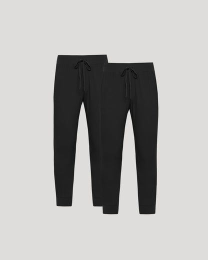 All Black Active Training Jogger 2-Pack