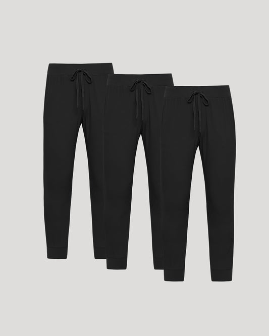 All Black Active Training Jogger 3-Pack