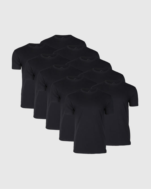 All Black Crew 10-Pack