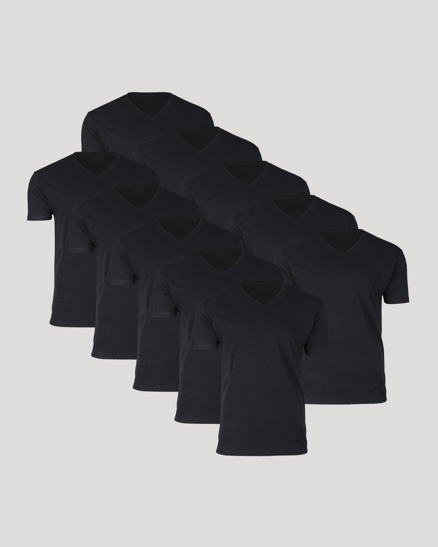 All Black Classic V-Neck 10-Pack