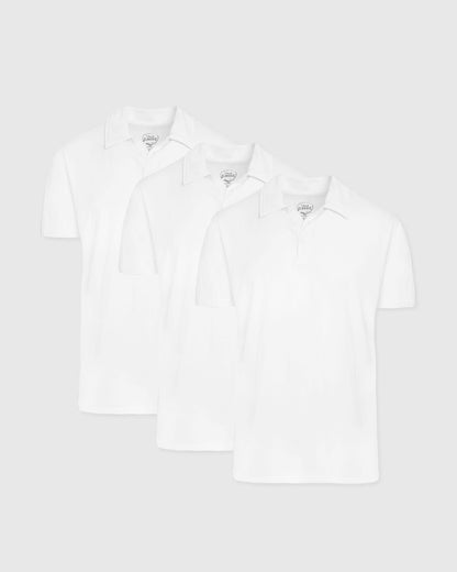 White Classic Polo 3-Pack